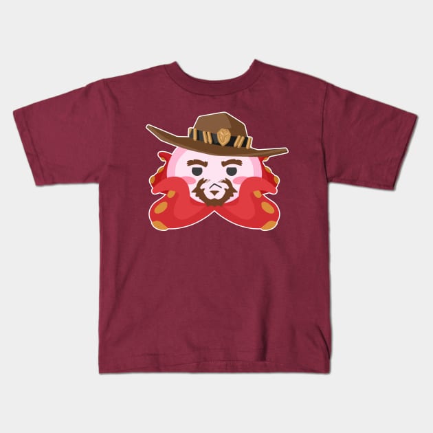 McCree Pachimari Kids T-Shirt by CuteNerds